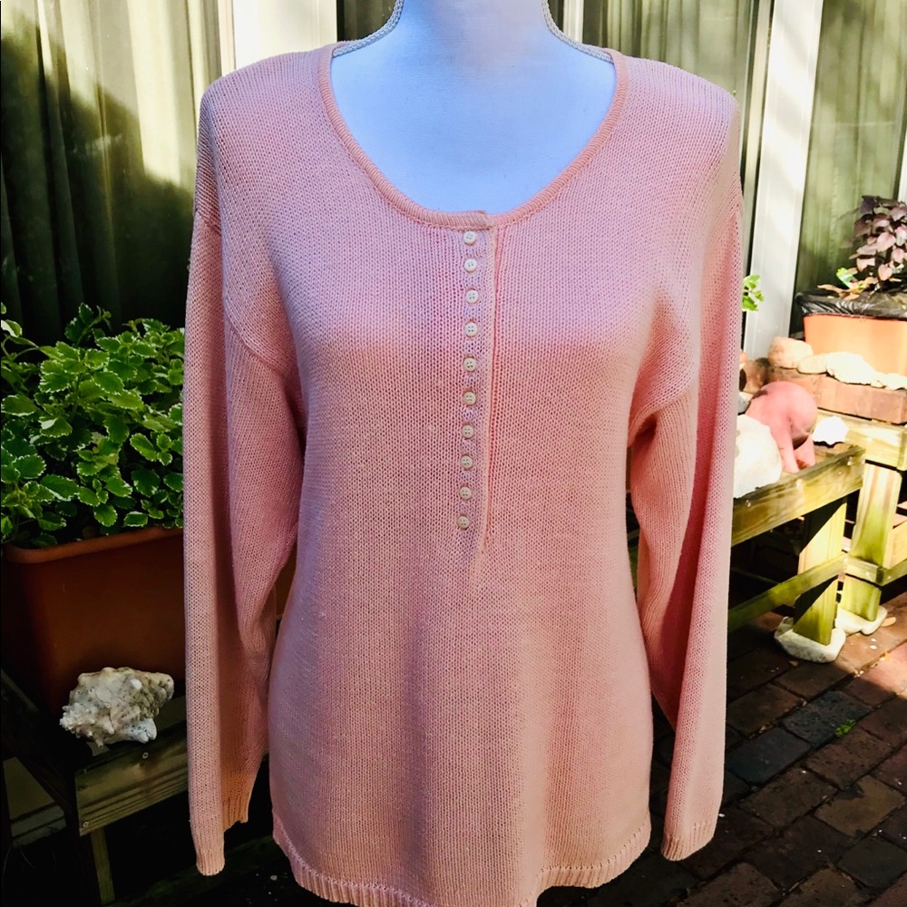 Outback Red Sweater 💋 Peachy Keen